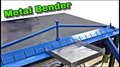 how to use a sheet metal bender|homemade sheet metal bender plans.